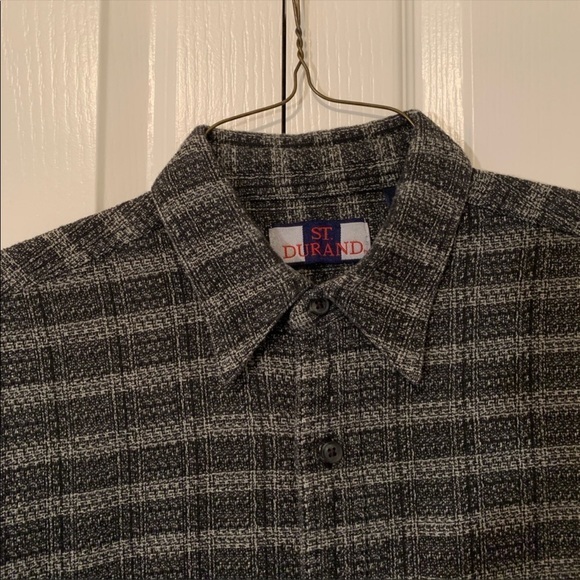 NWOT St. Durand Vintage Button Down Shirt - Picture 2 of 8